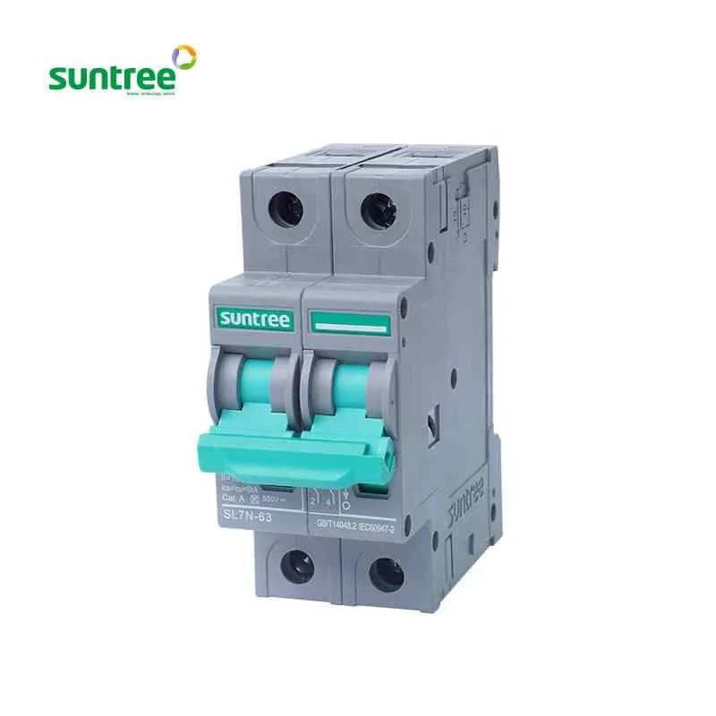 Suntree DC MCB 2Pole 550v 63A,32A,16A