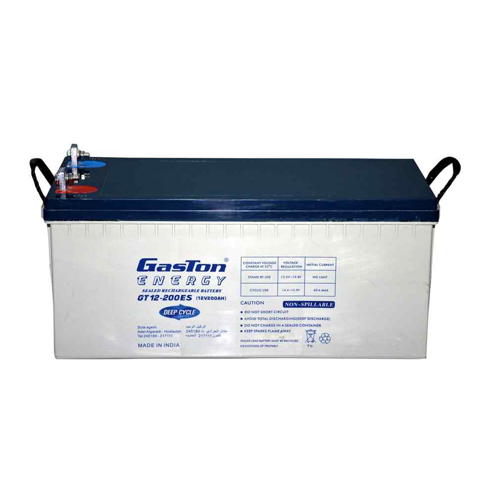 Gaston12V 200ah/20hr Sealed Rechargeable Battery
