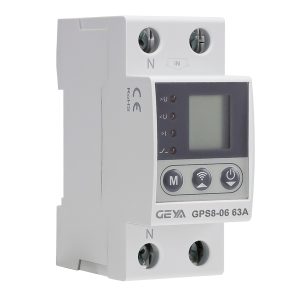 GEYA Wifi KWH Measuring Switch Current/Voltage Protective Device 32A/ 40A/ 63A/ 80A/ 220V LCD Display